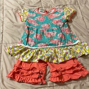 Flint and Flitter two piece shorts set